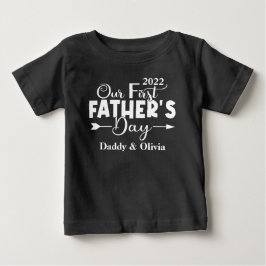 Camiseta Primeiro Dia dos Pais Negro