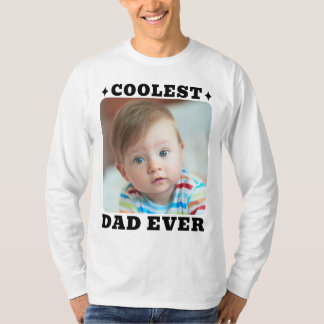 Camiseta Primeiro Dia dos Pais Pai Mais Legal de Todos Foto