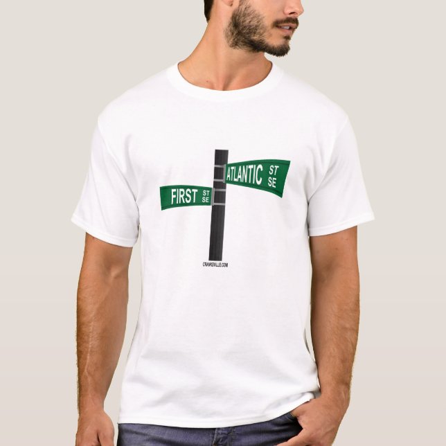CAMISETA PRIMEIRO E SE ATLÂNTICO DA RUA (Frente)
