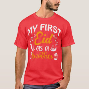 Camiseta Primeiro Eid Como Irmão Feliz Eid Al Fitr Al Adha