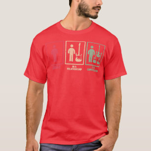 Camiseta Primeiro eu era solteiro, depois tinha uma guitarr