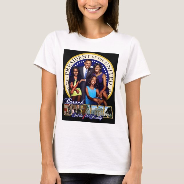 Camiseta Primeiro família Obama (Frente)
