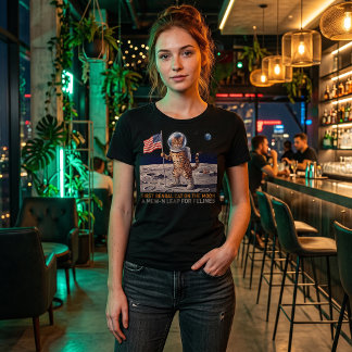 Camiseta Primeiro Gato Bengal no Luar - Felino Espacial Ret