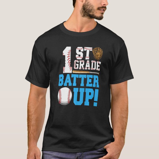 Camiseta Primeiro Grau De Volta Para A Escola 1rua Batter P (Frente)