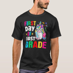 Camiseta Primeiro Grau do Primeiro Grau do Unicórnio Bonito