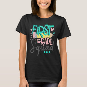 Camiseta Primeiro Grau Esquadrão Alô Primeiro Dia Da Escola