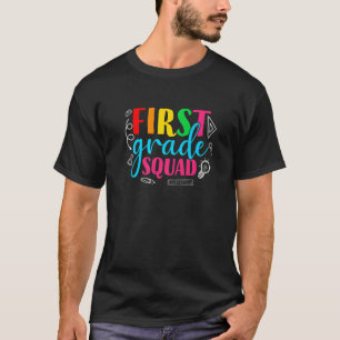 Camiseta Primeiro Grau Esquadrão Primeiro Dia Da Escola De