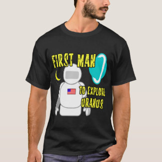 Camiseta Primeiro homem para explorar Uranus