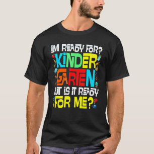 Camiseta Primeiro Jardim de Infância De Volta à Escola Prof