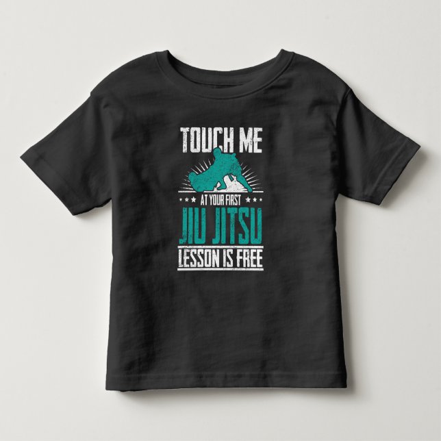 Camiseta Primeiro Jiu Jitsu Lesson está livre (Frente)