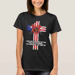 Camiseta Primeiro lutador quando caminhar pelo fogo