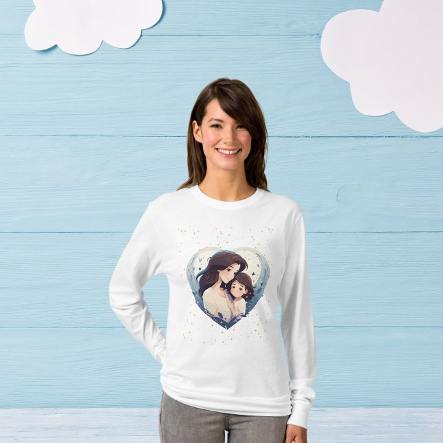 Camiseta Primeiro minha mãe para sempre minha amiga (Criador carregado)