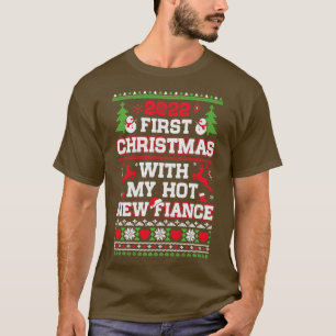 Camiseta Primeiro Natal 2022 Com Meu Novo Frio Quente
