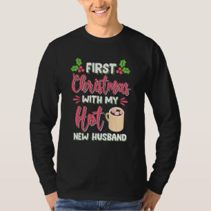Camiseta Primeiro Natal Com O Meu Novo Natal Quente