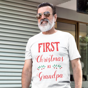 Camiseta Primeiro Natal como confronto da família Vovô
