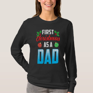 Camiseta Primeiro Natal Como Pai De Gravidez