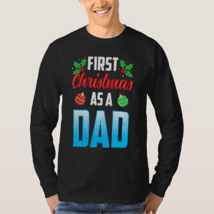 Camiseta Primeiro Natal Como Pai De Gravidez