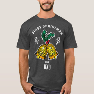 Camiseta Primeiro Natal como pai Papais noeis Engraçados Na