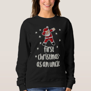 Camiseta Primeiro Natal Como Tio Com Papais noeis De Dabbin