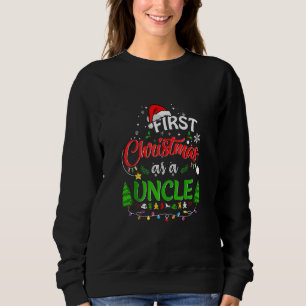 Camiseta Primeiro Natal como Tio Novo Tio 1rua Natal