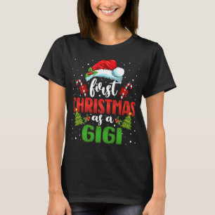 Camiseta Primeiro Natal Como Um Gigi Hat Papais noeis O Gên