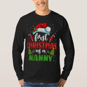Camiseta Primeiro Natal Como Uma Vovó Que Papai noel A Reve