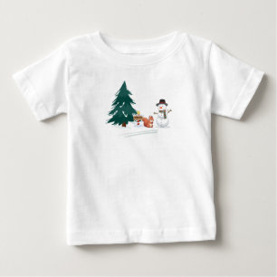 Camiseta Primeiro Natal do Bebê