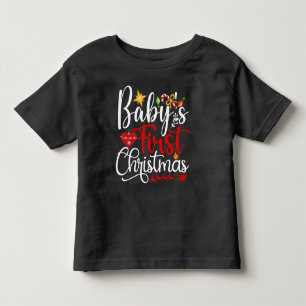 Camiseta Primeiro Natal do bebê-84604