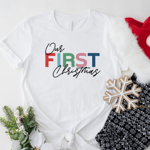 Camiseta Primeiro Natal Feminino Branco