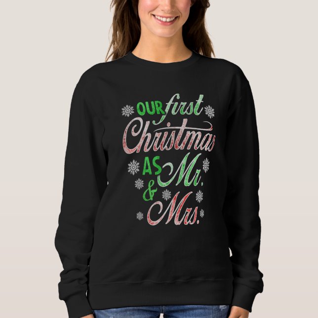 Camiseta PRIMEIRO NATAL  Sr & Sra Primeiro Natal (Frente)
