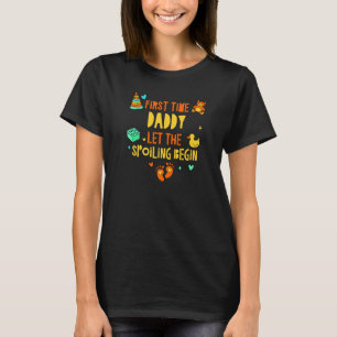 Camiseta Primeiro Pai deixa a borda começar o humor Pai