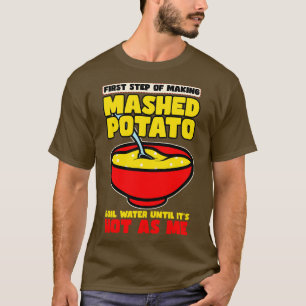 Camiseta Primeiro Passo Das Batatas Lavadas Com Fazer
