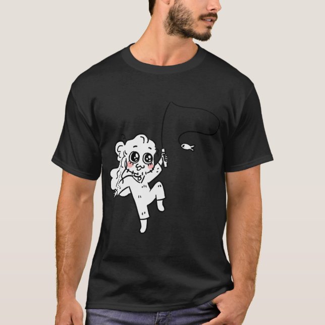 Camiseta primeiro peixe do bebê (Frente)