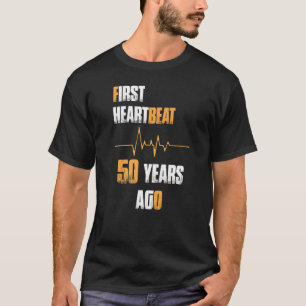 Camiseta Primeiro Pulso Há 50 Anos Aniversário