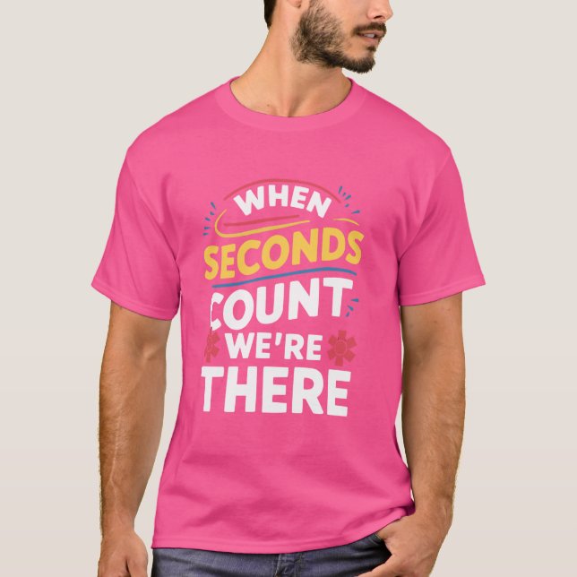 Camiseta Primeiro Respondedor de Serviços Médicos de Emergê (Frente)
