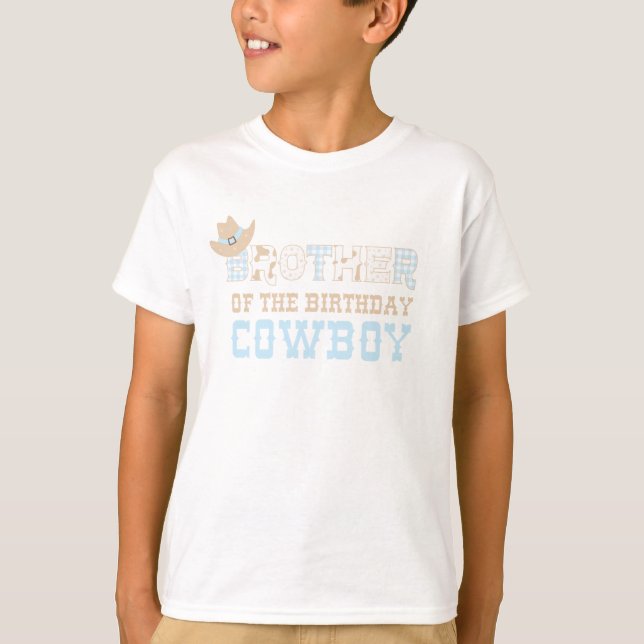 Camiseta Primeiro Rodeio Irmão do Aniversário (Frente)