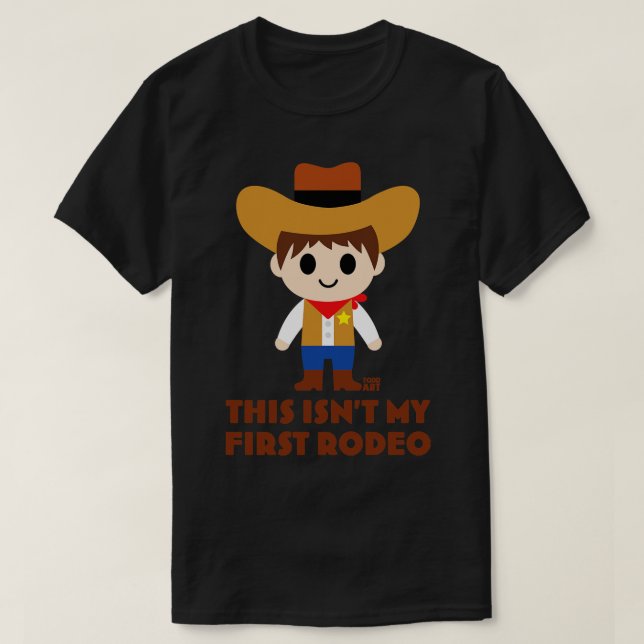 CAMISETA PRIMEIRO RODEO (Frente do Design)