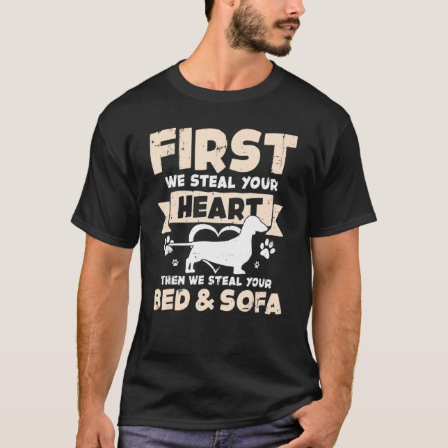 Camiseta Primeiro Roubamos Seu Coração (Frente)