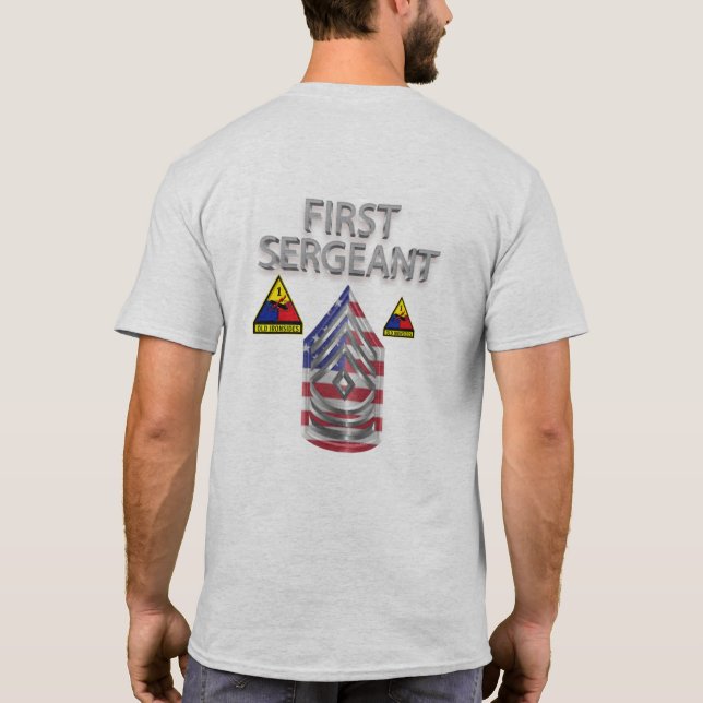 Camiseta Primeiro Sargento da Divisão de ruas (Verso)