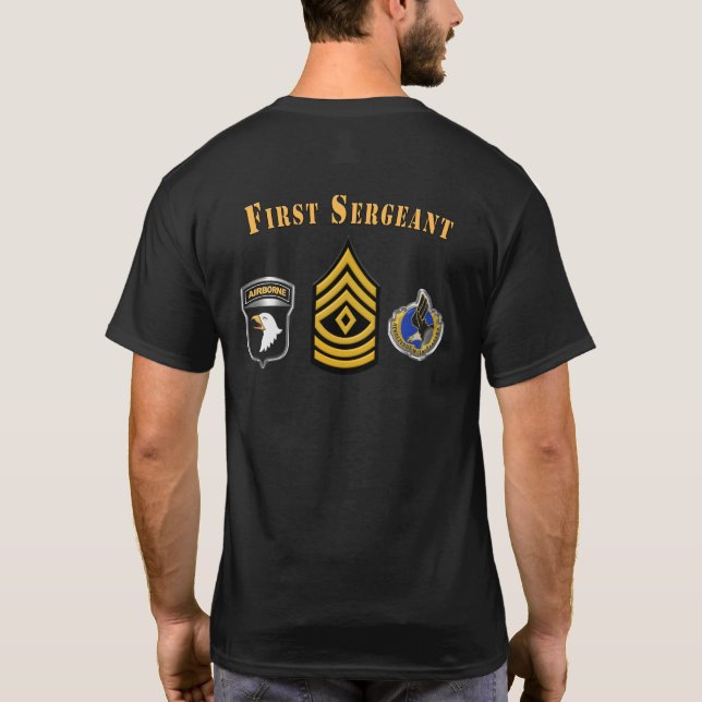 Camiseta Primeiro Sargento da Divisão de Transporte Aéreo d (Verso)
