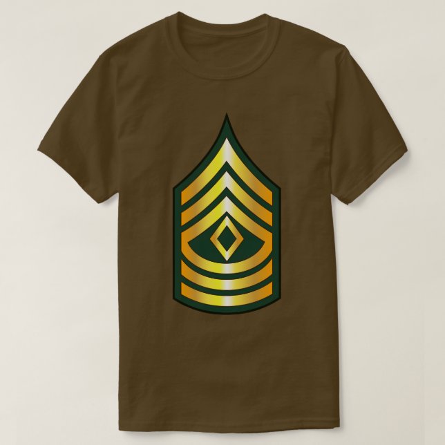 Camiseta Primeiro Sargento do POCKET 1SG com Txt (Frente do Design)