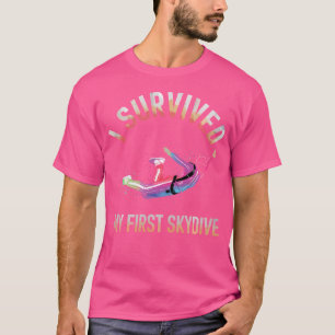 Camiseta Primeiro Skydive Funny Skydiving Sky Diving