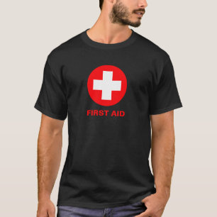 Camiseta Primeiros Socorros - Médico (Cruz) - Ambulância,