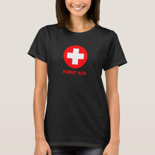 Camiseta Primeiros Socorros - Médico (Cruz) - Ambulância,