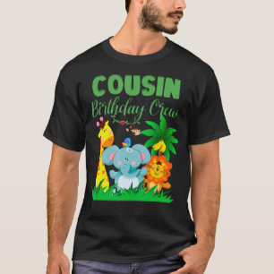 Camiseta Primo Birthday Triw Safari Selgle Animal Bday Pa