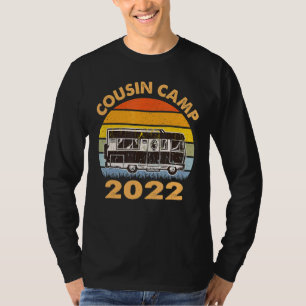 Camiseta Primo Camp 2022 Família acampando Amigos Correspon