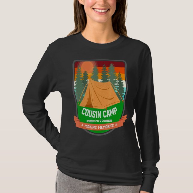 Camiseta Primo Camp 2022 Fazer de Reunião Familiar (Frente)