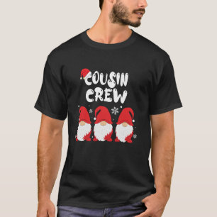 Camiseta Primo Creme Natal Pijamas Engraçados Gnomos Lover