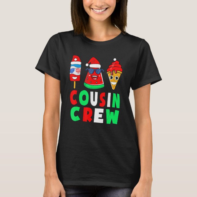 Camiseta Primo Crew Natal Em Julho (Frente)