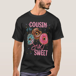 Camiseta Primo Da Doce Festa de aniversário De Rosquinha De